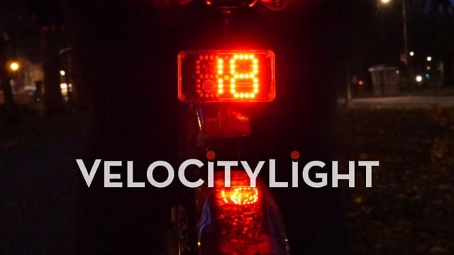 VeloCityLight smart rear bike light