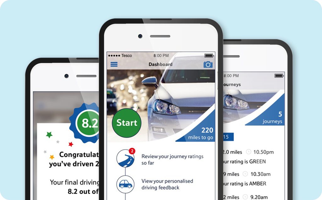 Tesco Bank Drive and Rewards App